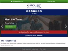 Tablet Screenshot of holstgroup.co.uk